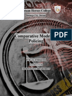 Comparative Models in Policing: Bataan Heroes College