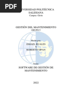 Software de Gestión de Mantenimiento