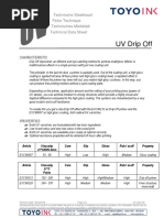 UV Drip Off: Characteristic