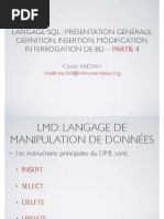 Langage SQL - Partie 2