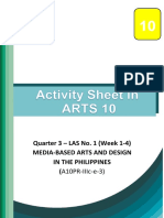 Quarter 3 - Las No. 1 (Week 1-4) Media-Based Arts and Design in The Philippines (A10Pr-Iiic-E-3)