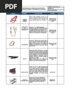 Inventario de Equipos Contra Caidas