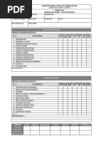 Check List de Esmeril - Maquina de Soldar