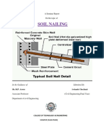 Soil Nailing Report