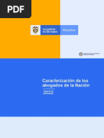 Caracterización de Los Abogados de La Nación (2022) (Agencia Nacional de Defensa Jurídica Del Estado)