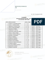 Asistență Medicală Generală - Clasament An 2