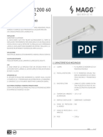 GAMMA LED 1200 60: Difusor Opalino