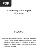 Brief History of The English Literature