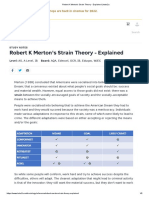 Robert K Merton's Strain Theory - Explained - Tutor2u