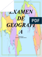 Examen Final de Geografía de Panamá 2022 