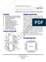 Features General Description: Integrated TFT LCD Power Solution