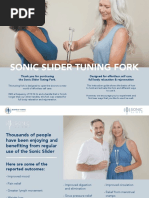 Sonic Slider Tuning Fork Booklet