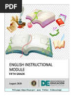 Instructional Module 5th Grade English Program-FINAL 1