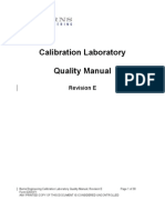 Quality Manual Calibration