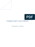 Intelligent Alarm Cloud Platform: Operation Manual