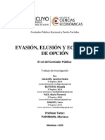 TI - Evasión, Elusión y Economía de Opción - El Rol Del Contador Público