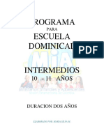 10 A 11 Años - Intermedios