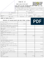 Form No. 16 (See Rule 31 (1) (A) ) Certificate Under Section 203 of The Income-Tax Act, 1961 For Tax Deducted at Source On Salary