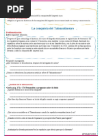 La Conquista Del Tahuantinsuyo .: Nuestras Metas: Criterios de Evaluación