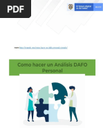 Apoyo Act. 4 DOFA PERSONAL PPT PLANTILLA Y EJEMPLO PDF