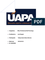 Tarea 5 Etica Del Psicologo H e