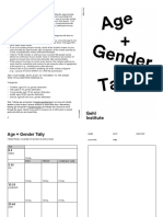 Age + Gender Tally: Directions