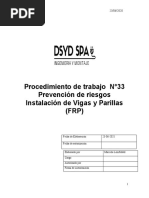 N°33 Pts Instalacion de Vigas y Parillas (FRP)