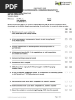 Check List For Pre-Commissioning / Commissioning Activity: H:/JOBS/Pre-Commissioning Checklist - R0 (J10603)