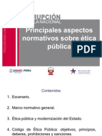 Ética de La Función Pública. Dificultades y Perspectivas de Su Aplicación