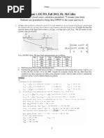 Exam 1 Solutions