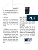 Laporan Praktikum Pengenalan Instrument Laboratorium