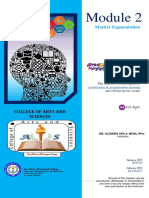 PSY20 Marketing Psychology: Market Segmentation