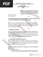 Casación N.° 29235 - 2018 Motivacion de Resoluciones