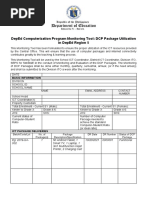 Deped Computerization Program Monitoring Tool: DCP Package Utilization in Deped Region 5