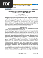 Vote Buying, Government Accountability, and Political Corruption: The Case of The Philippines