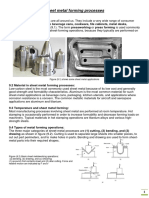 Sheet Metal Forming Processes