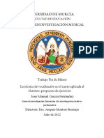 TFM La Técnica de Vocalización en El Canto Aplicada Al Clarinete - Propuesta de Ejercicios