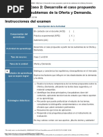 Examen APEB1 15 Caso 2 Desarrolle El Caso Propuesto A Partir de Los Subtemas de La Oferta y Dem