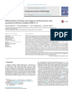 Differentiation of Benign and Malignant Skeletal Lesions With Quantitative Diffusion Wiughted MRI