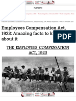 Employees Compensation Act, 1923 - Overview and Analysis