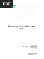 IVT BlueSoleil cPhoneTool User Guide