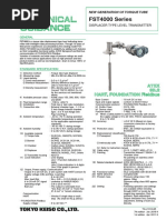 FST4000 Series: Atex Sil2 Hart, Foundation Fieldbus