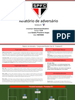 6 - Relatório de Adversário - Fortaleza EC - Campeonato Brasileiro Sub 20 - 2022