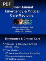 Small Animal Emergency & Critical Care Medicine