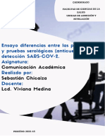 Diferencias Prueba PCR y Serológicas