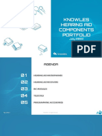 Knowles Hearing Aid Components Portfolio 2022 07