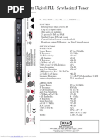 The ROLLS RS79b Is A Digital PLL Synthsized AM/FM Tuner