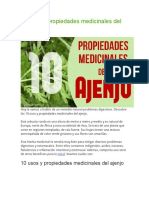 10 Usos y Propiedades Medicinales Del Ajenjo