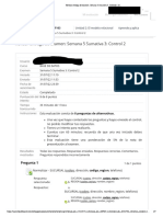 Revisar Entrega de Examen: Semana 5 Sumativa 3: Control 2