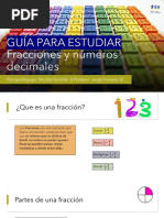 Fracciones y Números Decimales 6°